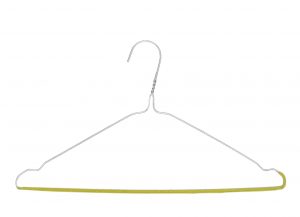 Draadhanger met antislip/geel