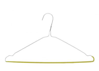 Draadhanger met antislip/geel