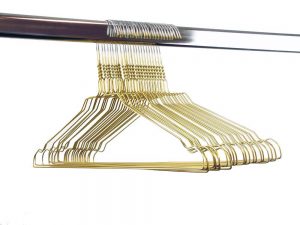 Draadhangers goudkleur