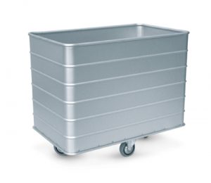 Aluminium waswagen, dichte uitvoering