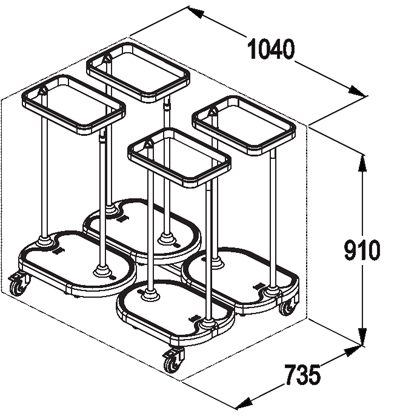 LBC 4-rings carré - Afbeelding 2