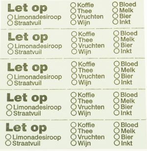 Vlekkenbriefjes