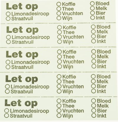 Vlekkenbriefjes
