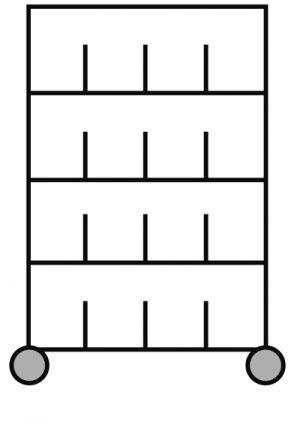 16-vaks. L. 122 cm.