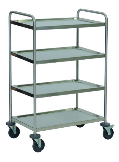 Serveerwagen RVS - 2, 3 en 4 plateaus - Afbeelding 3