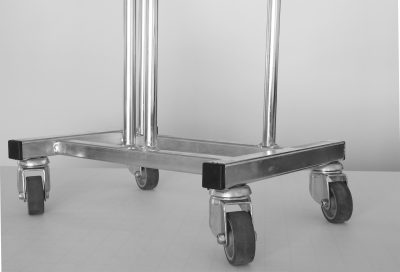 Verzamelrek kunststof hangers - verrijdbaar - Afbeelding 2
